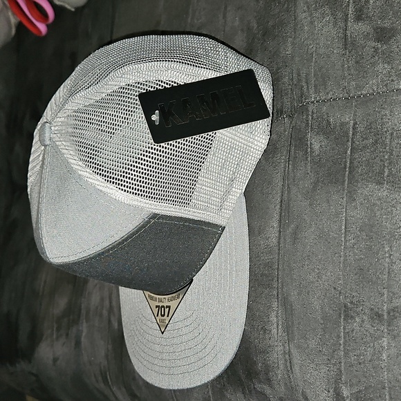 Kamel 707 Premium Quality Gray Shades Mesh Snapback Adjustable Headwear Sunny - Picture 3 of 9